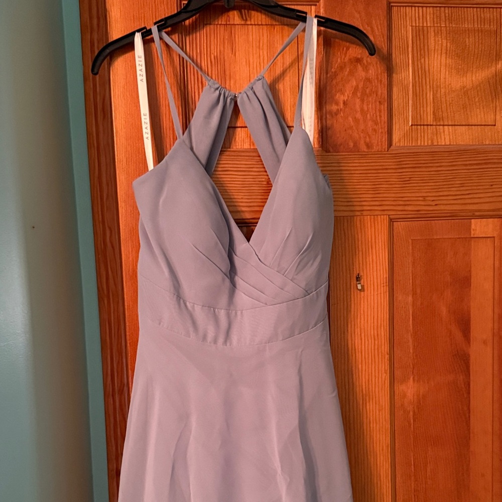 Azazie Dusty Blue Bridesmaid Dress